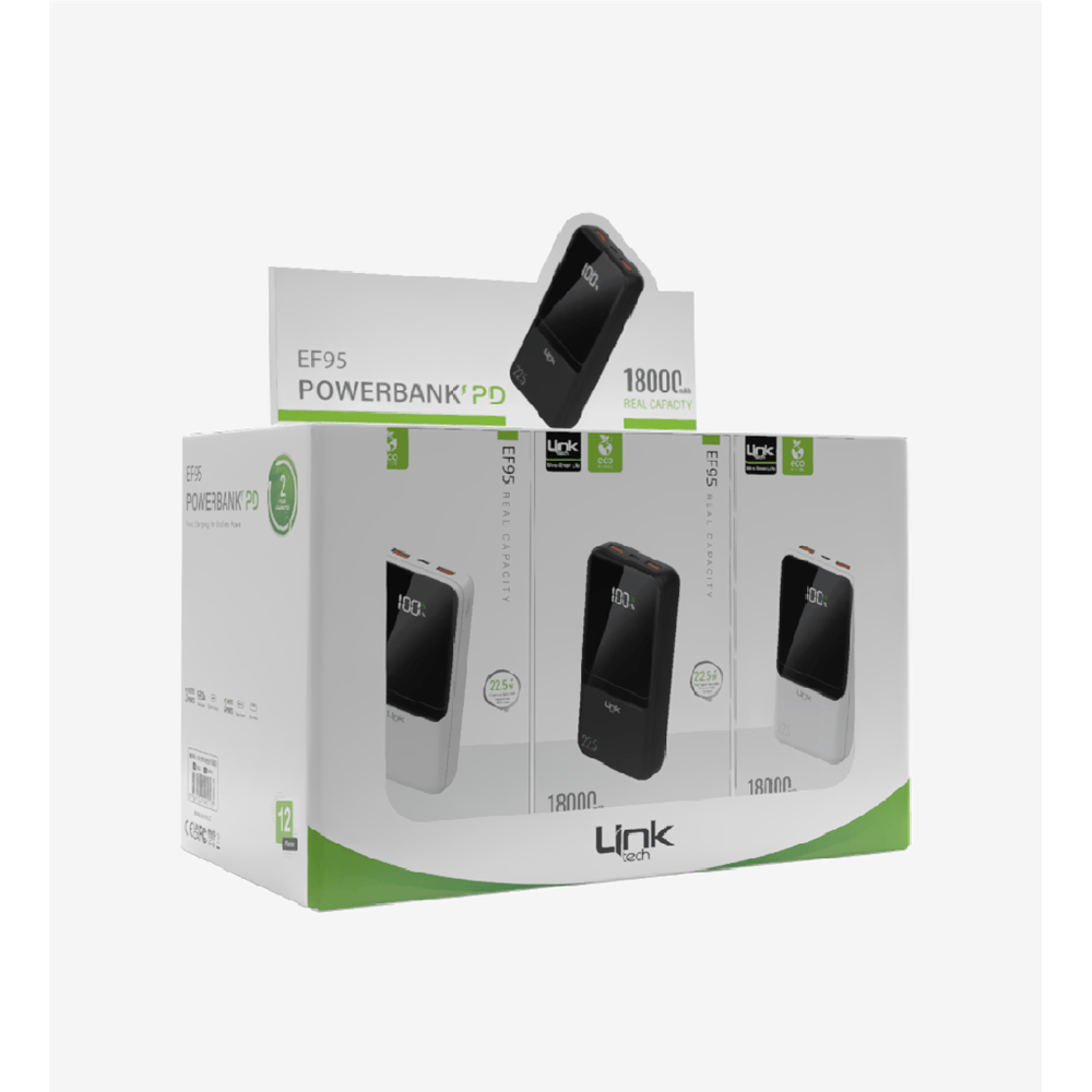 LİNKTECH EF95 18.000 MAH POWERBANK (12Lİ PAKET)