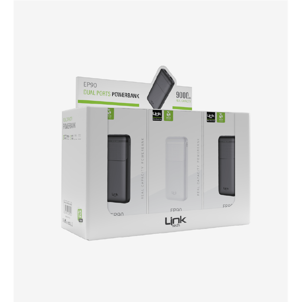 LİNKTECH EP90 9.000 MAH POWERBANK (12Lİ PAKET)