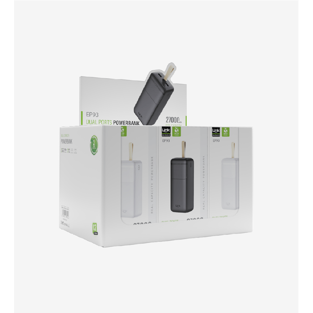 LİNKTECH EP93 27.000 MAH POWERBANK (12Lİ PAKET)