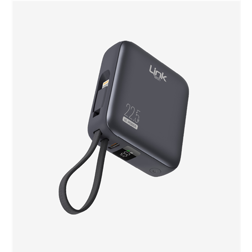 LİNKTECH PD22 SİYAH 22.5W 10.000 MAH POWERBANK