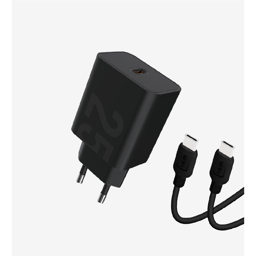 LİNKTECH ECO T459E SİYAH 25W TYPE-C TO TYPE-C SET