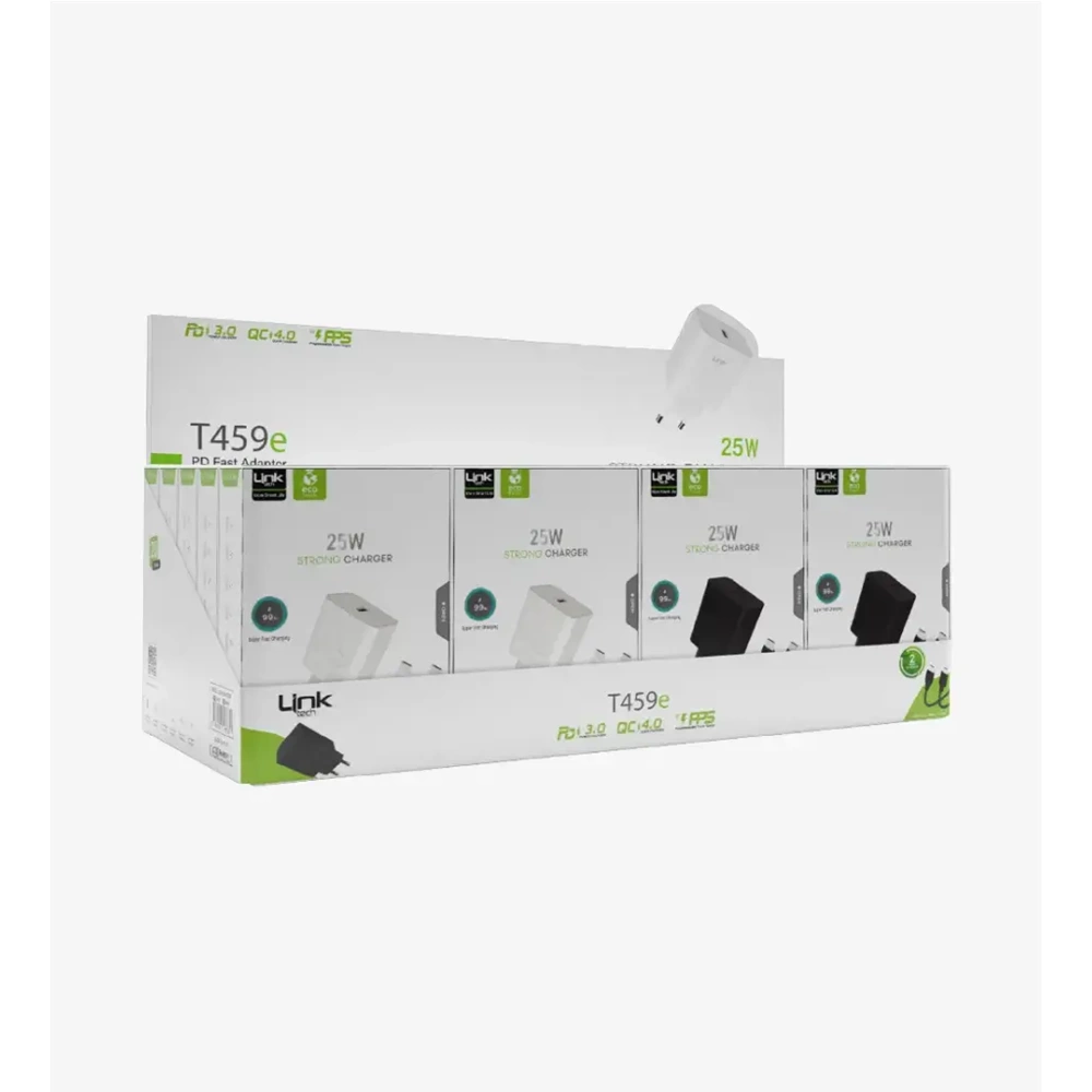 LİNKTECH ECO T459E 25W TYPE-C TO TYPE-C SET (20Lİ PAKET)
