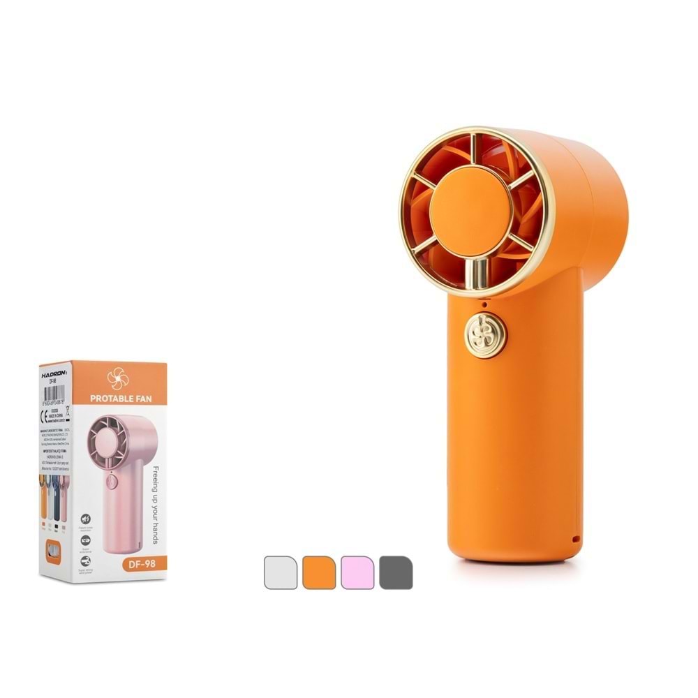 HADRON DF98 ŞARJLI MİNİ EL FANI