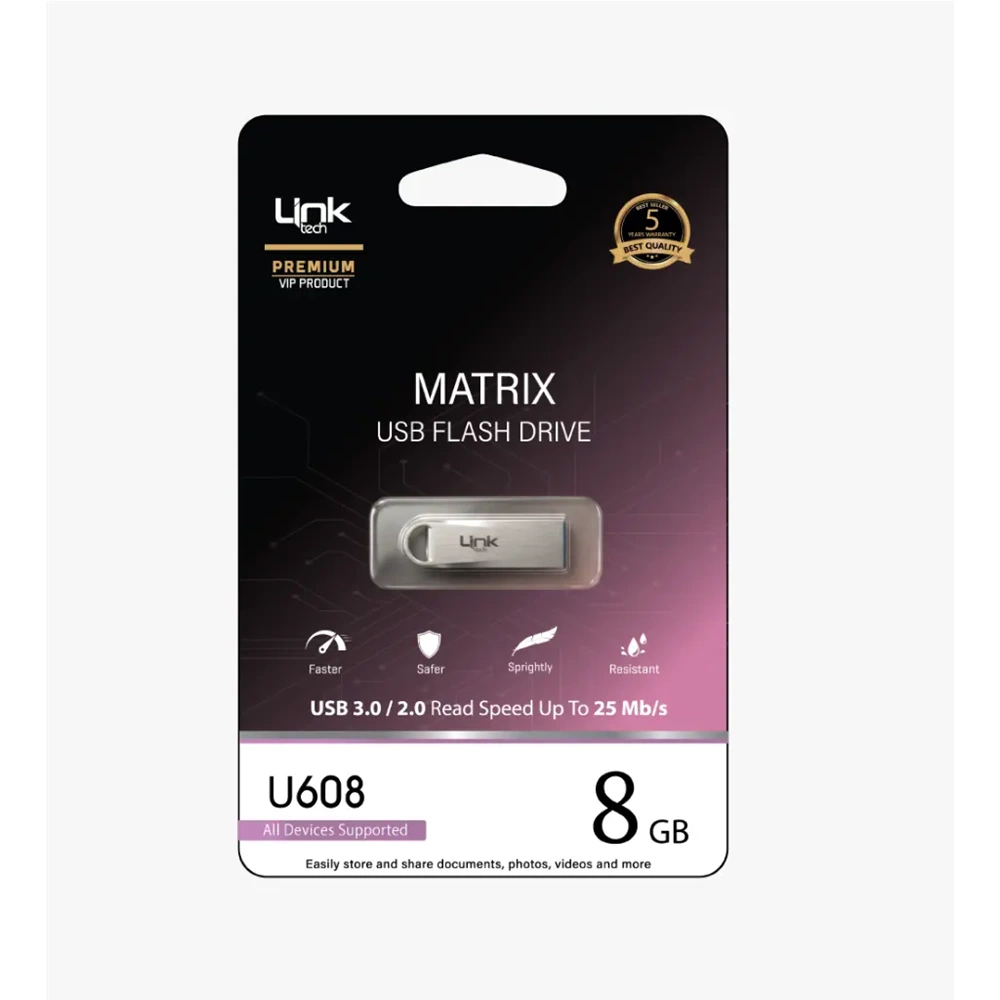 LİNKTECH U608 8 GB MATRİX FLASH BELLEK